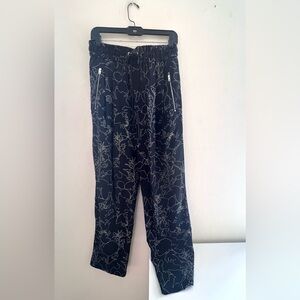 Rag n Bone  Black Patterned Pants